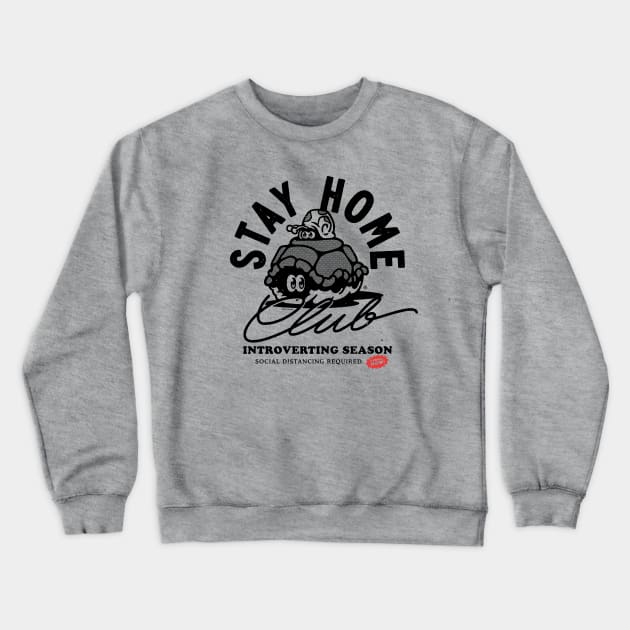 Stay Home Club - Introvert Season Crewneck Sweatshirt by vo_maria